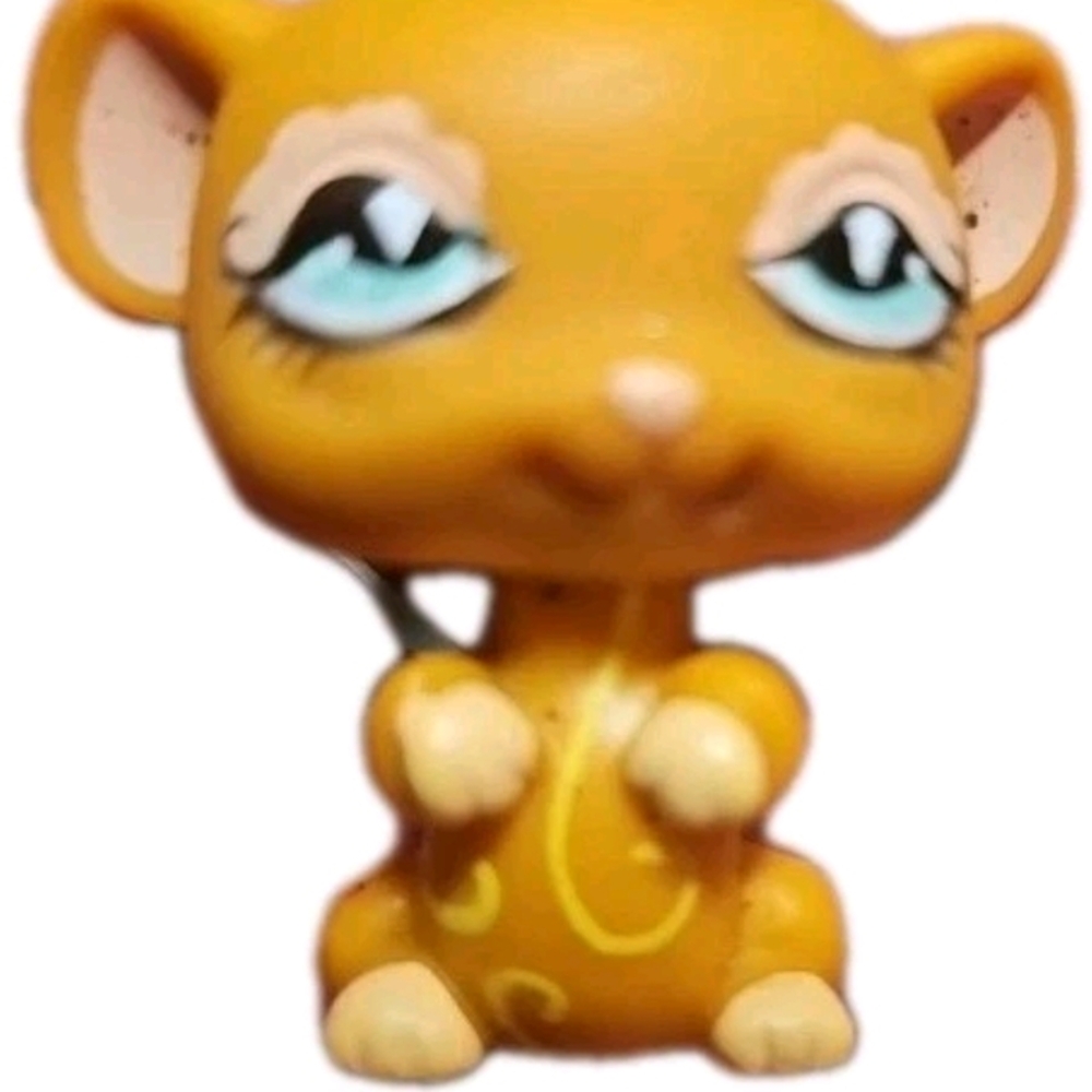 Littlest Pet Shop Light Brown Mouse 2006 Authentic LPS